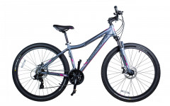 Велосипед Comanche Orinoco 27 L Disc 19", сірий-рожевий